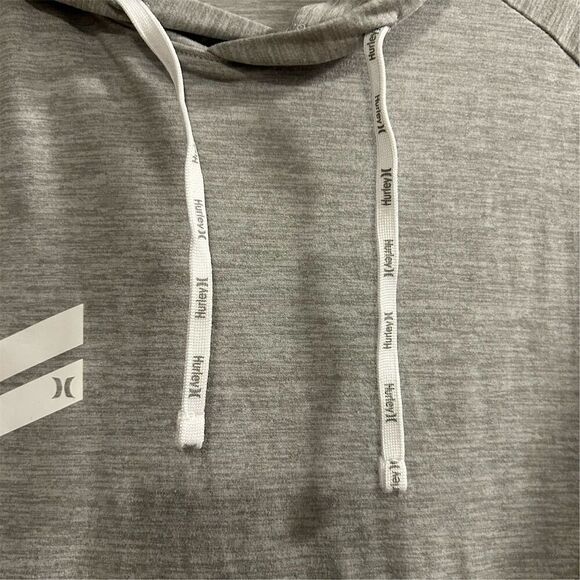 Hurley Men's Gray Long Sleeve Performance Hoodie Size L Casual - Picture 5 of 11